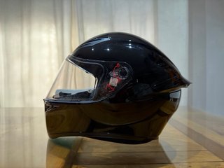 2 Cascos AGV K1 Negro Brillante