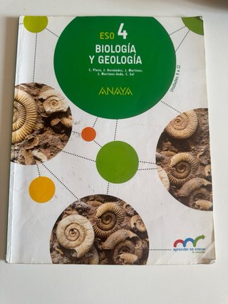 Biología y geología, ESO 4. 3 tomos