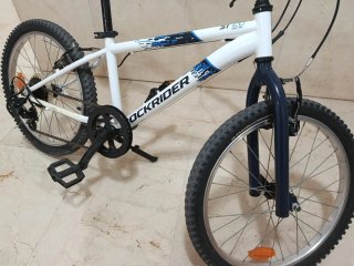 Bicicleta Rockrider Decathlon Blanca/ PAGO EN MANO