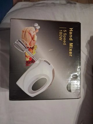 Batidora de mano eléctrica blanca (Ref 2)