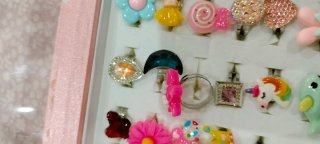 Caja de Anillos Infantiles Ajustables