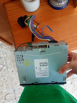 Radio Coche Kenwood Plata