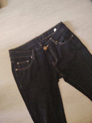 Vaqueros negros elásticos Talla M