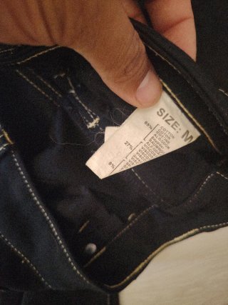 Vaqueros negros elásticos Talla M