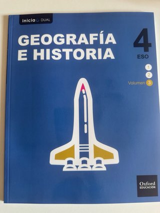 Inicia Geografía e Historia 4.º ESO. 3 volúmenes.
