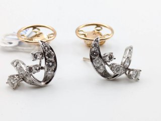 Pendientes Oro 18k y Diamantes