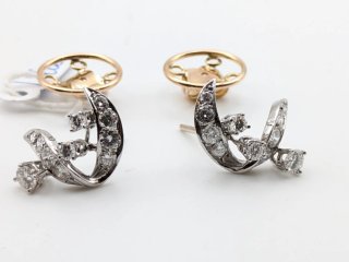 Pendientes Oro 18k y Diamantes