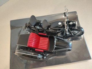 Maqueta Moto BMW R25/3 con Sidecar