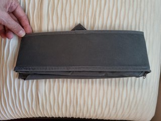 Organizer Pieghevole Tessuto Songmics Grigio