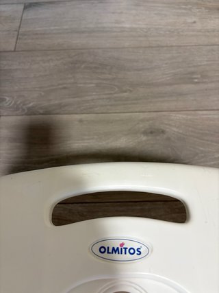 Bañera bebé Olmitos rosa y blanca