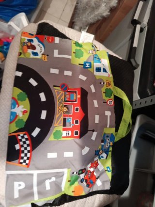 Alfombra circuito coches blanditos bebé