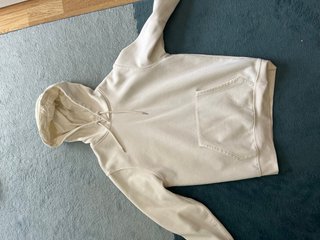 Sudadera básica beige