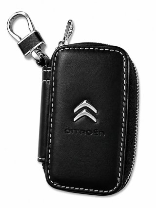 Portachiavi CITROËN similpelle con zip