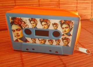 Monedero casette Frida Kahlo, Nuevo