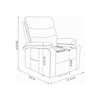 Sillón ASTAN Reclinable, Levanta-Personas y Masaje