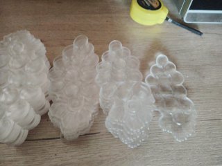 Soportes uvas cristal 4 unidades