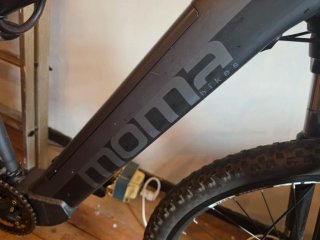 Bicicleta Moma Eléctrica Gris talla L