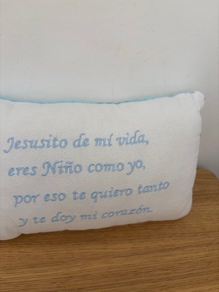 Cojín bordado Jesusito de mi vida