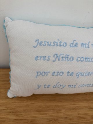 Cojín bordado Jesusito de mi vida