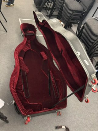 Funda rígida viaje contrabajo (flight case)