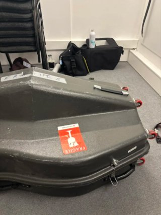 Funda rígida viaje contrabajo (flight case)