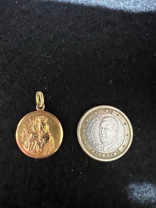 Colgante Oro 18k catolico