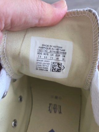 Converse Cuero Blancas Talla 41