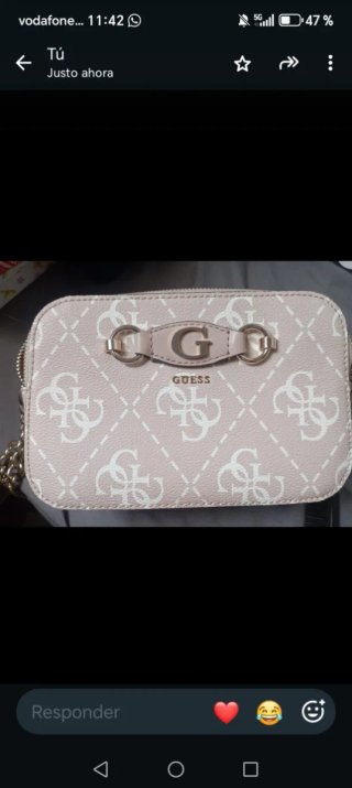 Bolso Bandolera Guess rosa Original
