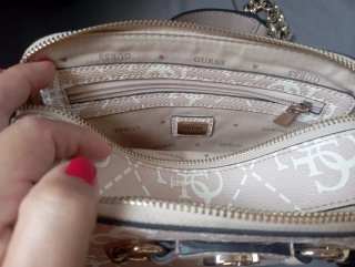 Bolso Bandolera Guess rosa Original