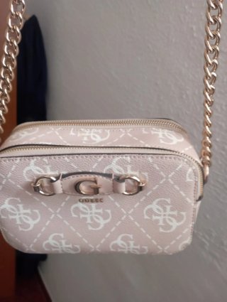 Bolso Bandolera Guess rosa Original