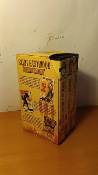 Pack Trilogía del Dólar Clint Eastwood VHS Divisa