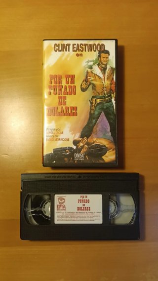 Pack Trilogía del Dólar Clint Eastwood VHS Divisa