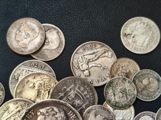 Lote Monedas Peseta Plata 1869-1926