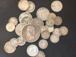 Lote Monedas Peseta Plata 1869-1926