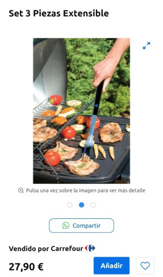 Set Utensilios Barbacoa Campingaz Extensible