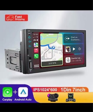 HD 7 pulgadas IPS pantalla táctil Universal 1Din