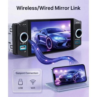 Radio coche 1 DIN Carplay Camara NUEVO