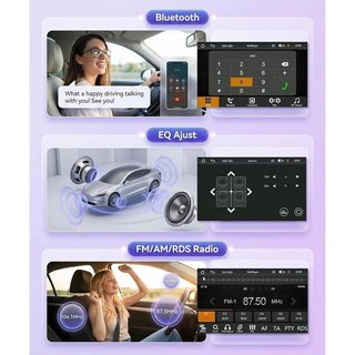Radio coche 1 DIN Carplay Camara NUEVO