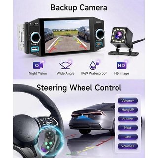 Radio coche 1 DIN Carplay Camara NUEVO