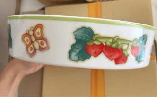 Tortiera THUN Porcellana Linea Frutta