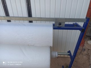 Soporte para rollos de plástico