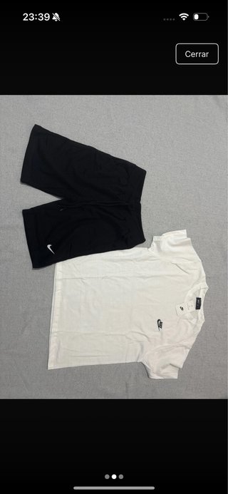 Conjunto Nike unisex camiseta y pantalón corto