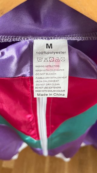 Chándal Morado Rayas Talla M