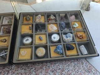 Colección de minerales