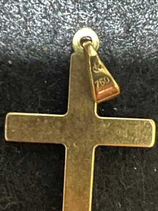 Colgante Cruz Oro 18k