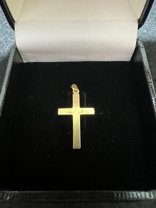Colgante Cruz Oro 18k
