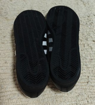 Zapatillas Adidas Superstar Negras Blancas T46