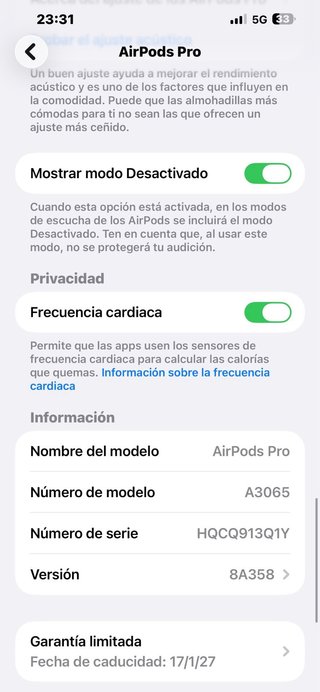 Airpods Pro 3ª Gen Blancos