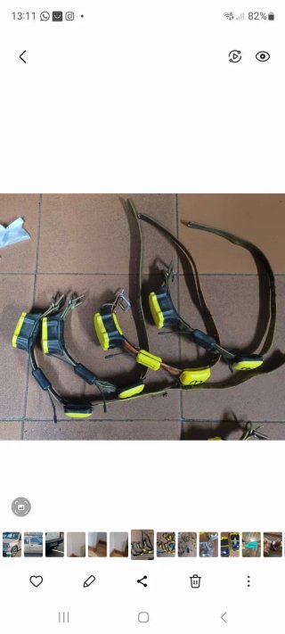 Collares BS Planet Negro y Amarillo