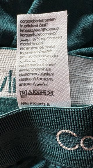 Pantalón pijama largo Calvin Klein modal verde